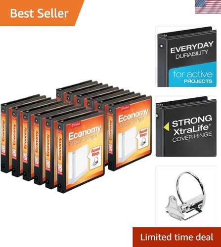 Economy ring binders - 3-ring, 1"