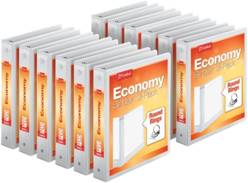 Economy ring binders - 3-ring, binders,